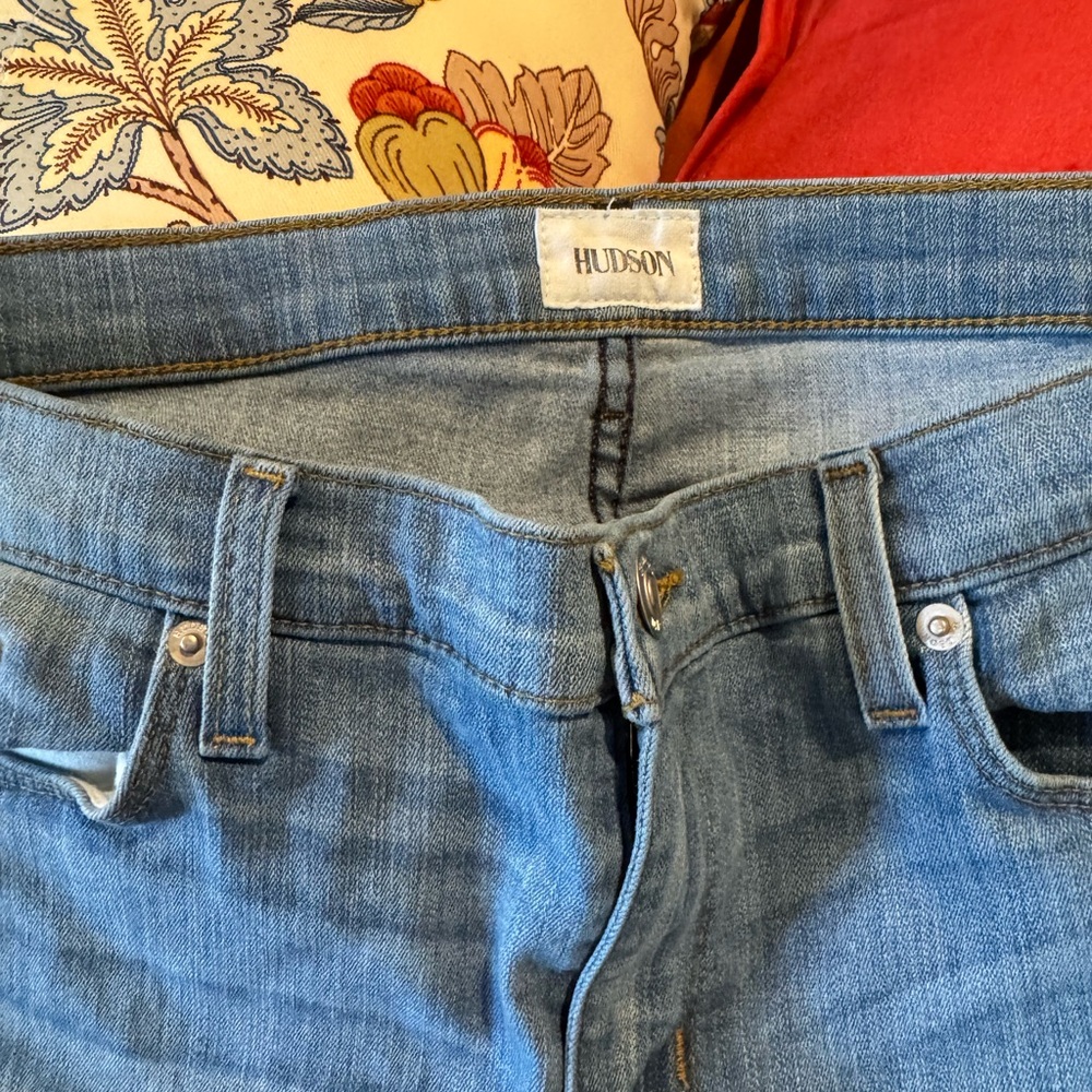 Hudson Jeans Blue High Rise Denim